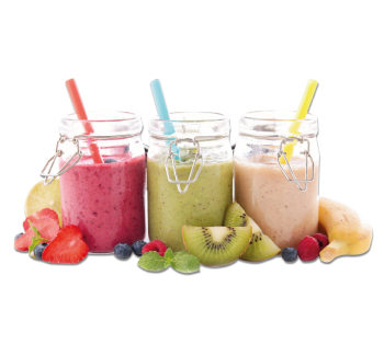 Xícara de Smoothies e Vitaminas